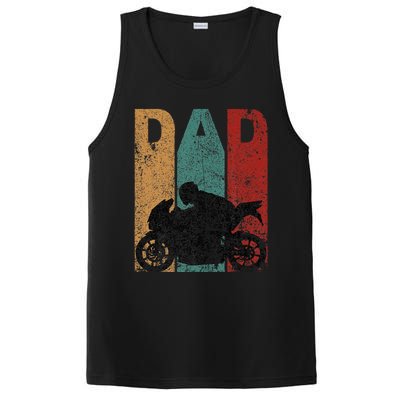 Sport Bike Dad Fathers Day Gift Biker Motorcycle PosiCharge Competitor Tank