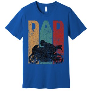 Sport Bike Dad Fathers Day Gift Biker Motorcycle Premium T-Shirt