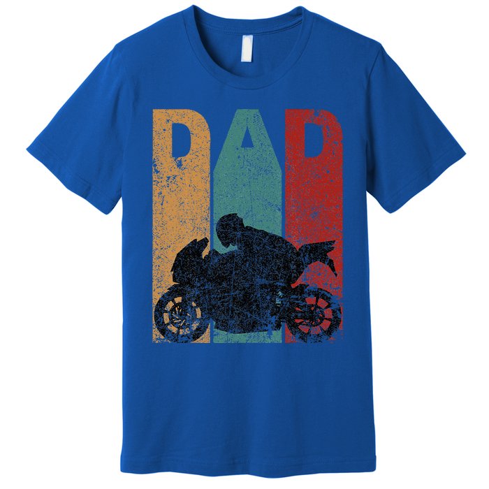 Sport Bike Dad Fathers Day Gift Biker Motorcycle Premium T-Shirt