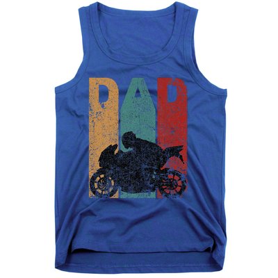 Sport Bike Dad Fathers Day Gift Biker Motorcycle Tank Top