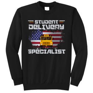 School Bus DriverS American Flag Sweatshirt