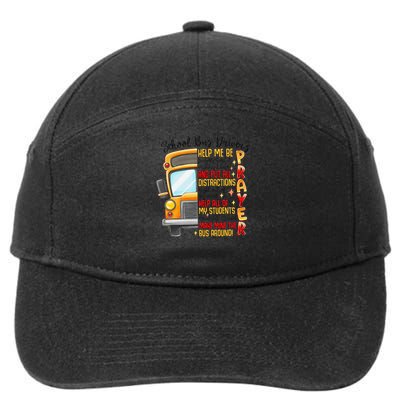 School Bus Drivers Prayer Transportation Squad Women 7-Panel Snapback Hat