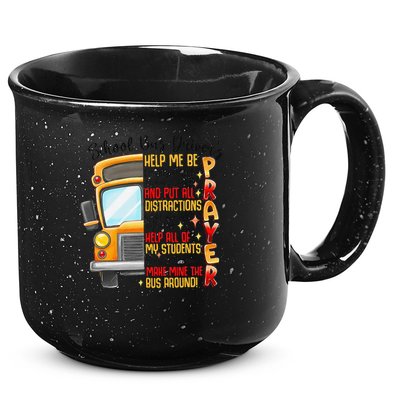 School Bus Drivers Prayer Transportation Squad Women 15oz Campfire Ceramic Mug