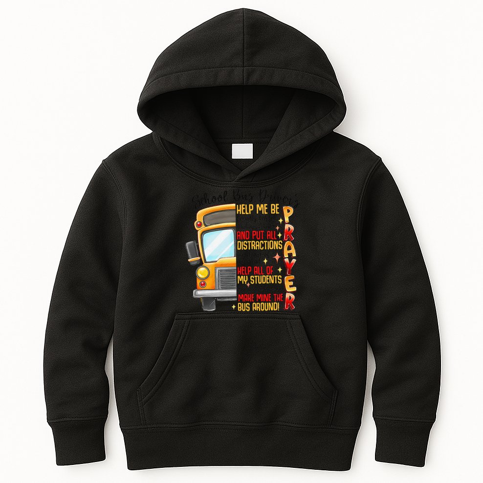 School Bus Drivers Prayer Transportation Squad Women Kids Hoodie