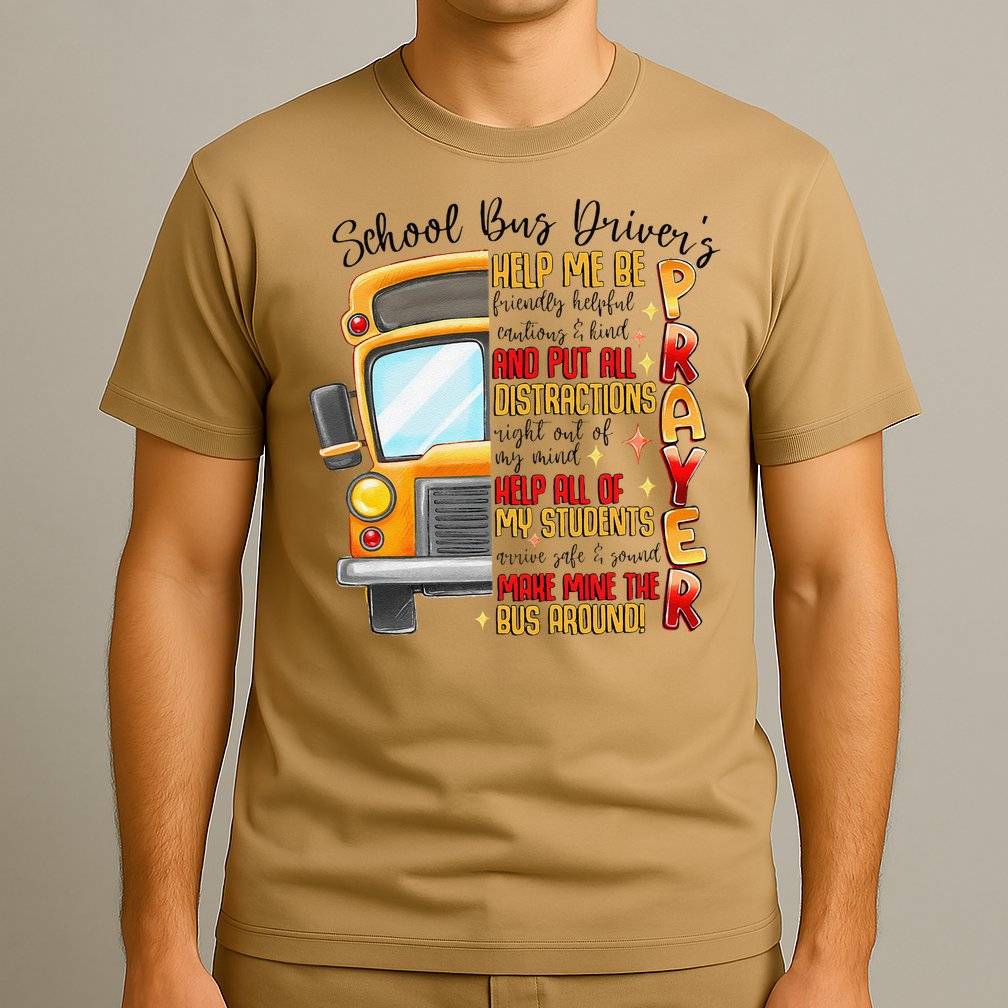 School Bus Drivers Prayer Transportation Squad Women T-Shirt