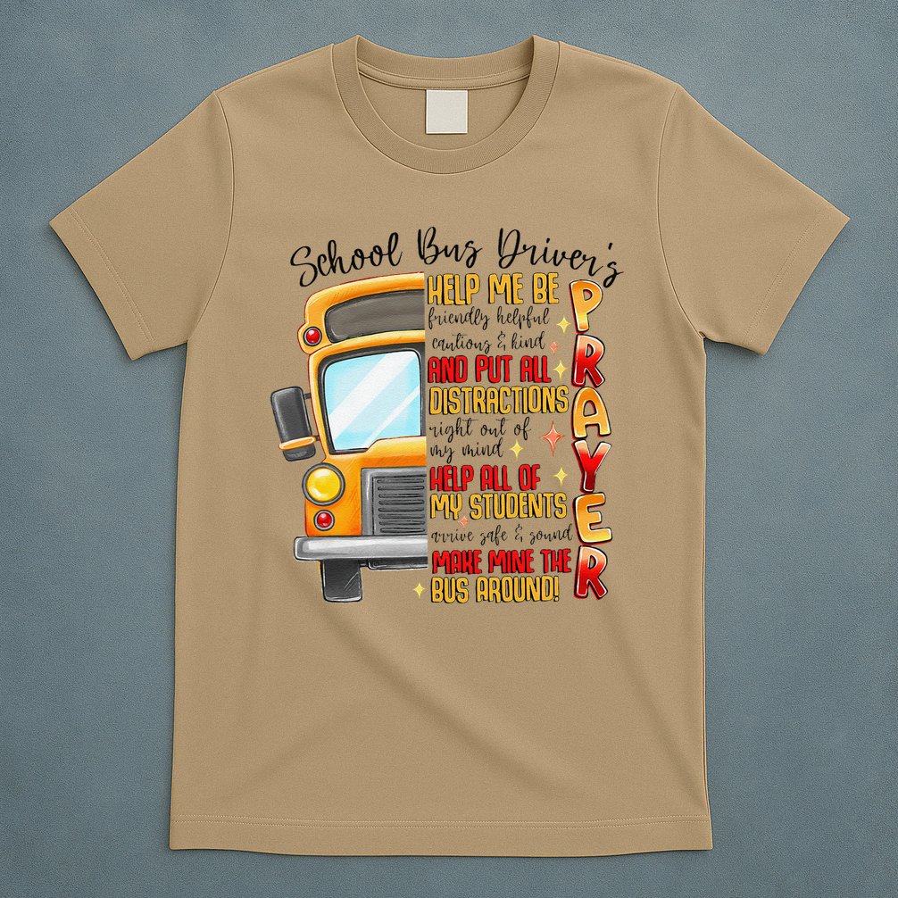 School Bus Drivers Prayer Transportation Squad Women T-Shirt