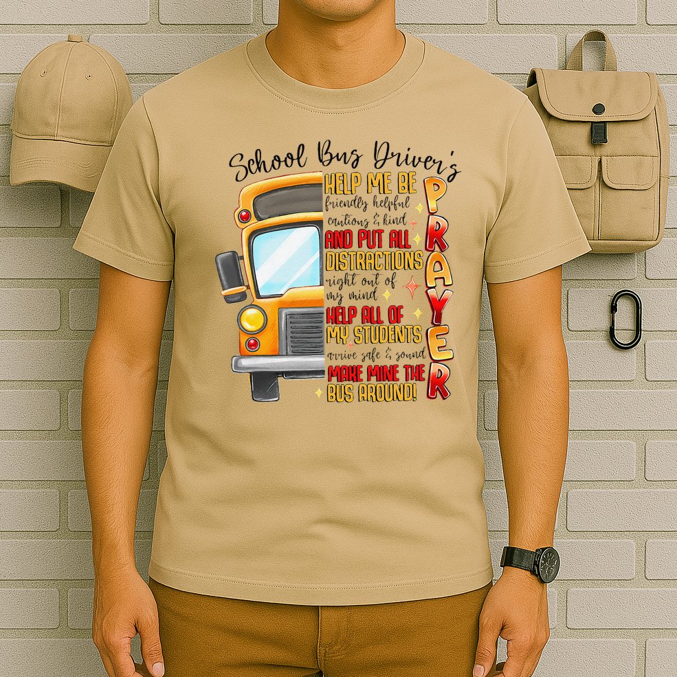 School Bus Drivers Prayer Transportation Squad Women T-Shirt