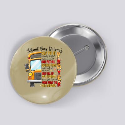 School Bus Drivers Prayer Transportation Squad Women Button
