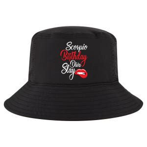 Scorpio Birthday Diva Slay October November Meaningful Gift Cool Comfort Performance Bucket Hat