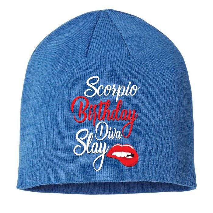 Scorpio Birthday Diva Slay October November Meaningful Gift Sustainable Beanie