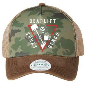 Squat Bench Deadlift Grim Reaper Legacy Tie Dye Trucker Hat