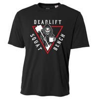 Squat Bench Deadlift Grim Reaper Cooling Performance Crew T-Shirt