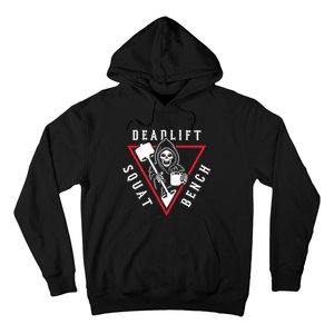 Squat Bench Deadlift Grim Reaper Hoodie