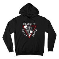 Squat Bench Deadlift Grim Reaper Tall Hoodie