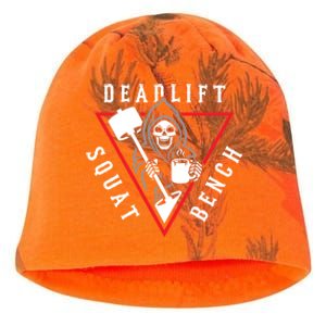 Squat Bench Deadlift Grim Reaper Kati - Camo Knit Beanie