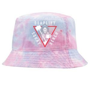 Squat Bench Deadlift Grim Reaper Tie-Dyed Bucket Hat