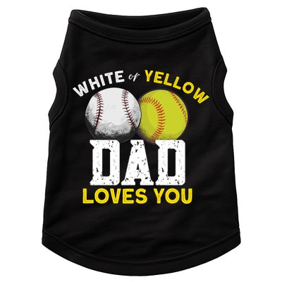 Softball Baseball Dad Gift Softballgiftbaseball Player Softball Meaningful Gift Doggie Tank