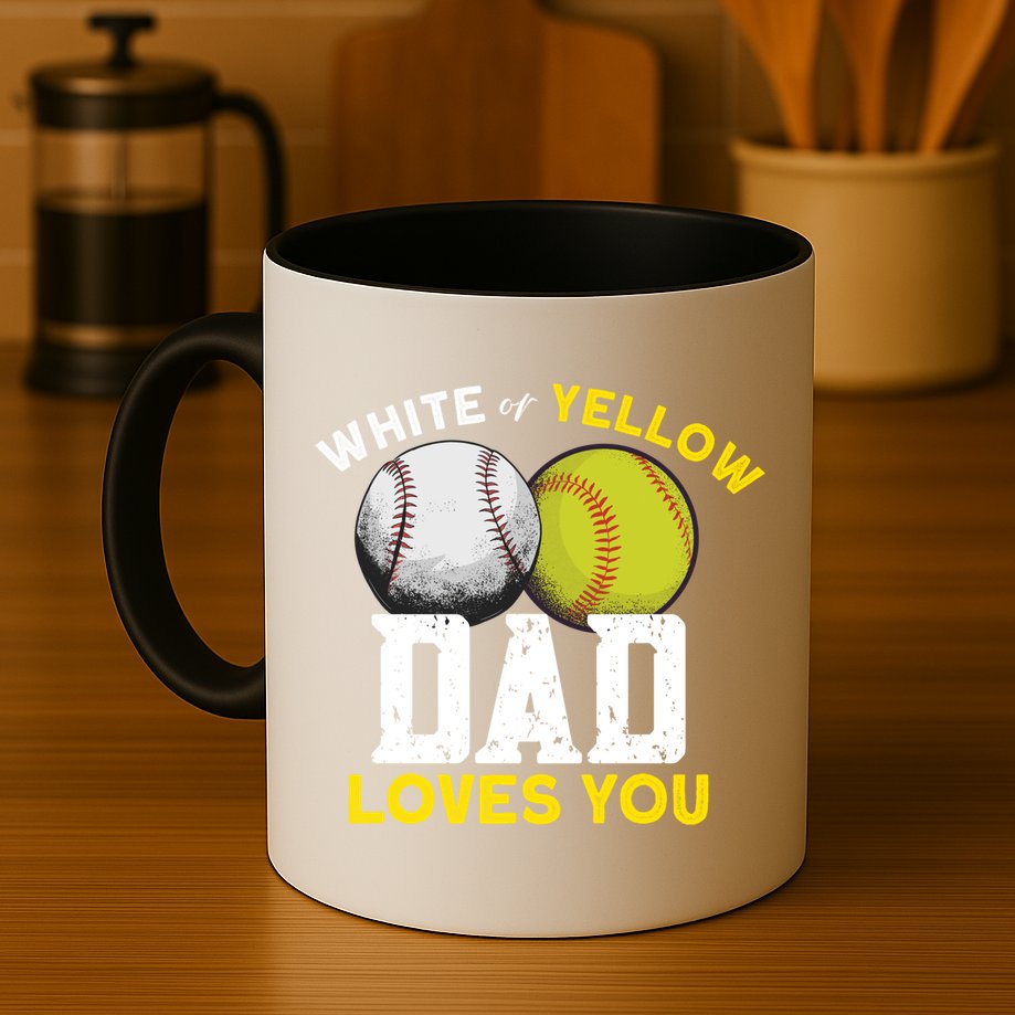Softball Baseball Dad Gift Softballgiftbaseball Player Softball Meaningful Gift Mug