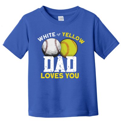 Softball Baseball Dad Gift Softballgiftbaseball Player Softball Meaningful Gift Toddler T-Shirt