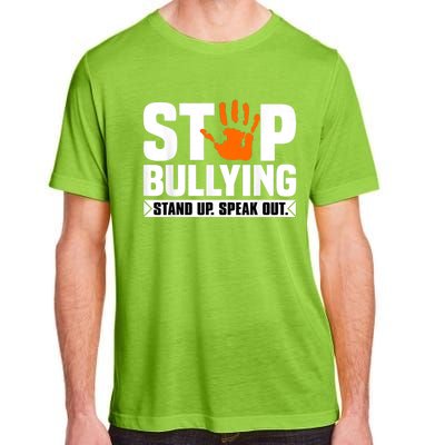 Stop Bullying Design Orange Stand Up Speak Out Unity Day Adult ChromaSoft Performance T-Shirt