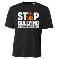 Stop Bullying Design Orange Stand Up Speak Out Unity Day Cooling Performance Crew T-Shirt