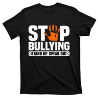 Stop Bullying Design Orange Stand Up Speak Out Unity Day T-Shirt