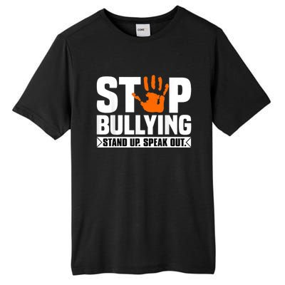 Stop Bullying Design Orange Stand Up Speak Out Unity Day Tall Fusion ChromaSoft Performance T-Shirt