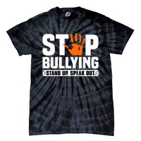 Stop Bullying Design Orange Stand Up Speak Out Unity Day Tie-Dye T-Shirt