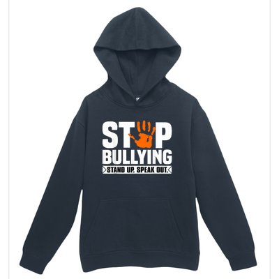 Stop Bullying Design Orange Stand Up Speak Out Unity Day Urban Pullover Hoodie