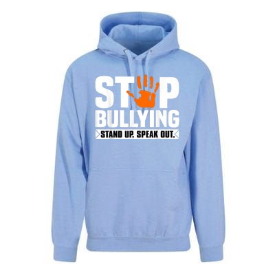 Stop Bullying Design Orange Stand Up Speak Out Unity Day Unisex Surf Hoodie