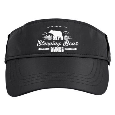 Sleeping Bear Dunes Michigan National Park Souvenir Adult Drive Performance Visor