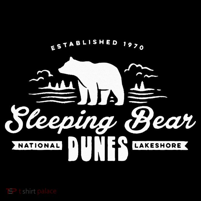 Sleeping Bear Dunes Michigan National Park Souvenir Flatbill Hat