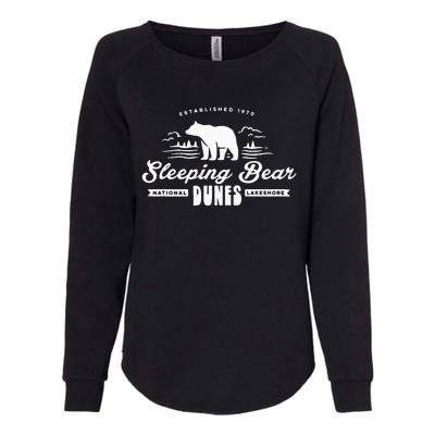 Sleeping Bear Dunes Michigan National Park Souvenir Womens California Wash Sweatshirt