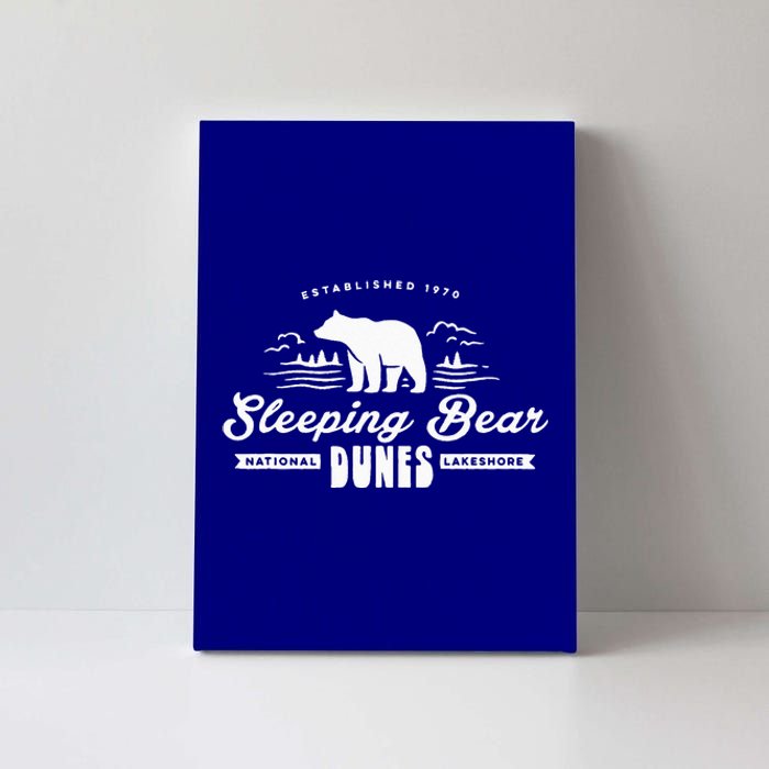 Sleeping Bear Dunes Michigan National Park Souvenir Canvas