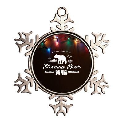 Sleeping Bear Dunes Michigan National Park Souvenir Metallic Star Ornament