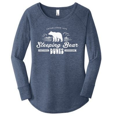 Sleeping Bear Dunes Michigan National Park Souvenir Women's Perfect Tri Tunic Long Sleeve Shirt