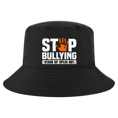 Stop Bullying Design Orange Stand Up Speak Out Unity Day Cool Comfort Performance Bucket Hat