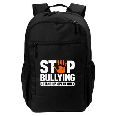 Stop Bullying Design Orange Stand Up Speak Out Unity Day Daily Commute Backpack