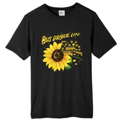 Sunflower Bus Driver Gift Idea Meaningful Gift Tall Fusion ChromaSoft Performance T-Shirt