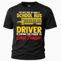 School Bus Driver Can Stop Traffic School Bus Gift Cool Gift Cooling Performance Crew T-Shirt