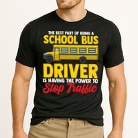 School Bus Driver Can Stop Traffic School Bus Gift Cool Gift Cooling Performance Crew T-Shirt