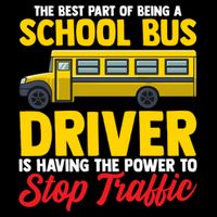 School Bus Driver Can Stop Traffic School Bus Gift Cool Gift Cooling Performance Crew T-Shirt