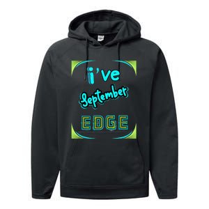 September Birthday Edge Friend Friend Dad Son Teacher Performance Fleece Hoodie