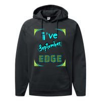 September Birthday Edge Friend Friend Dad Son Teacher Performance Fleece Hoodie