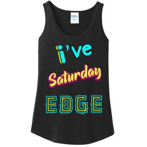 Saturday Birthday Edge Friend Friend Dad Son Teacher Ladies Essential Tank