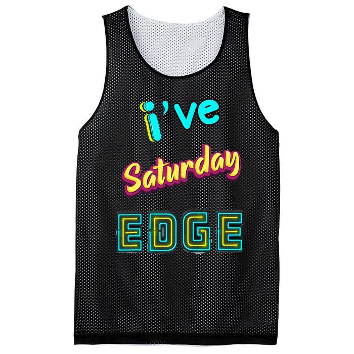 Saturday Birthday Edge Friend Friend Dad Son Teacher Mesh Reversible Basketball Jersey Tank