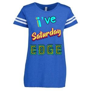 Saturday Birthday Edge Friend Friend Dad Son Teacher Enza Ladies Jersey Football T-Shirt