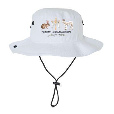 Silly Bunny Easter Is About The Lamb God Jesus Easter Day Faith Bucket Hat