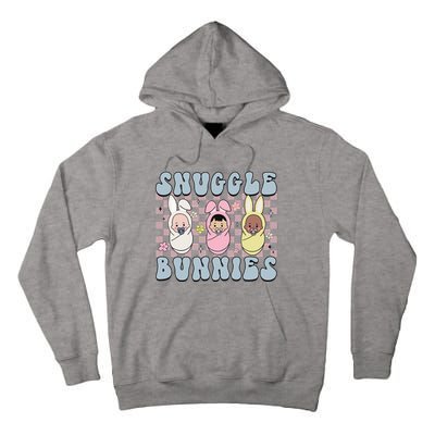 Snuggle Bunnies Easter NICU L&D Nurse Life Happy Easter Day Tall Hoodie