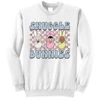 Snuggle Bunnies Easter NICU L&D Nurse Life Happy Easter Day Sweatshirt